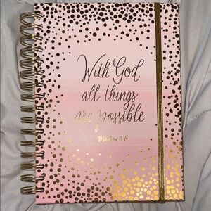 Pink and Gold Inspirational Journal